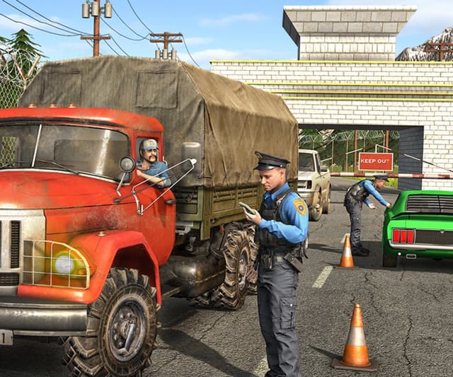Border Patrol Police Sim Games