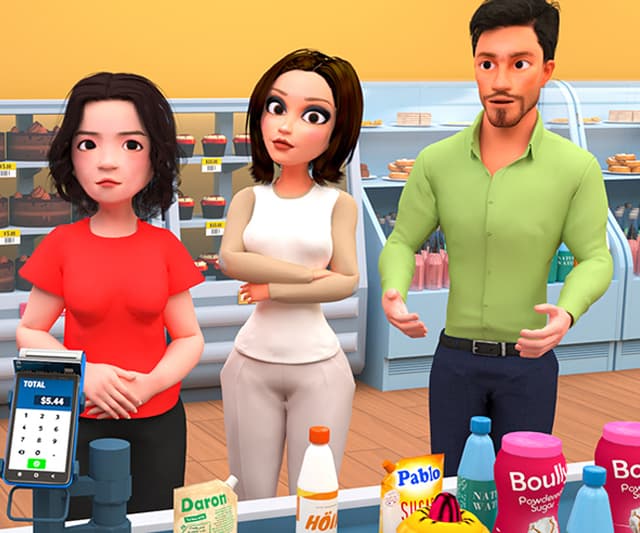 Supermarket Cashier Store Game